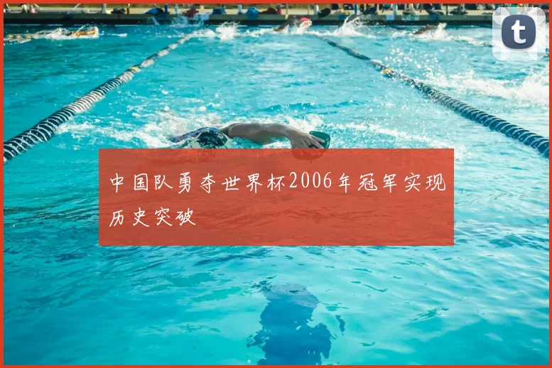 中国队勇夺世界杯2006年冠军实现历史突破